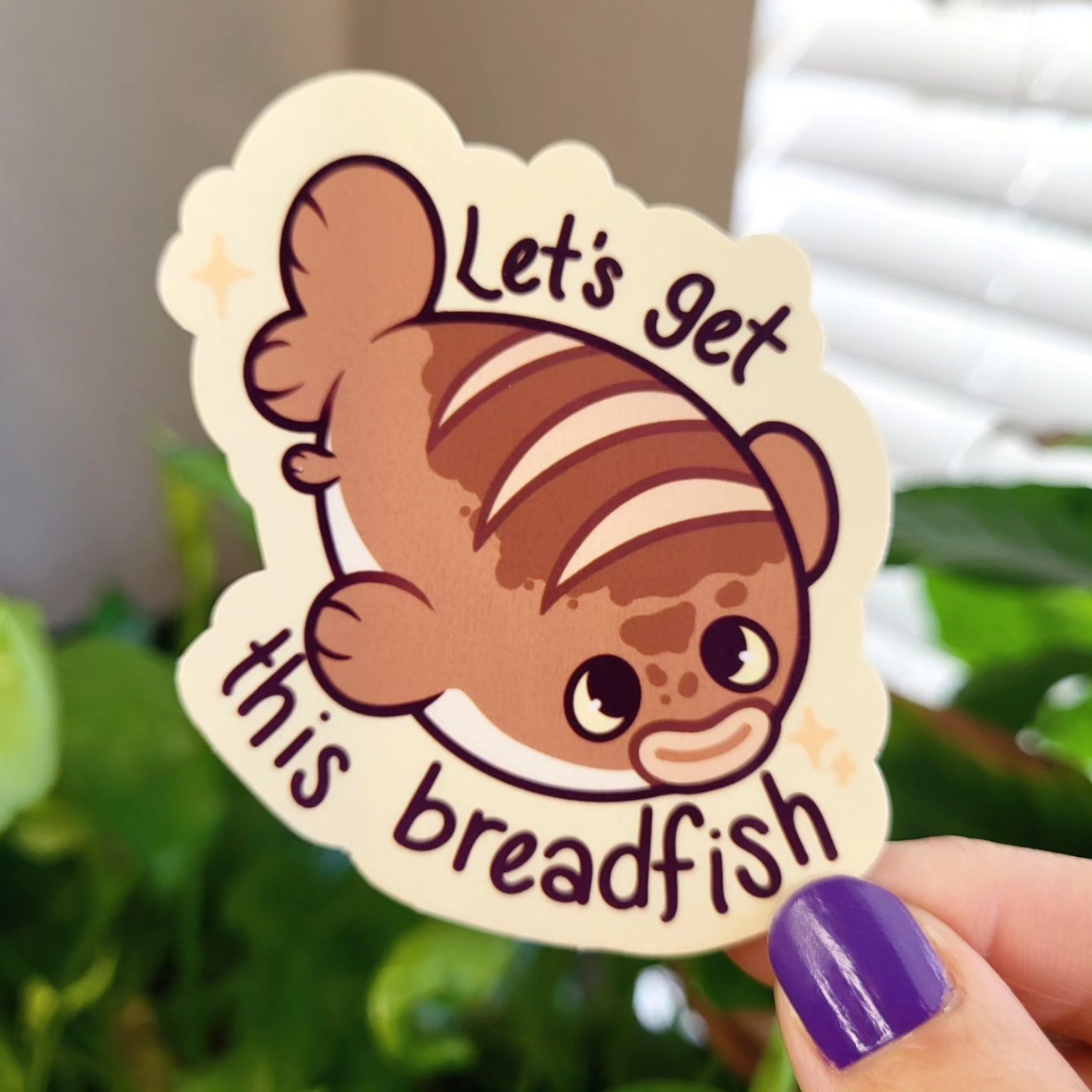 Let's Get This Breadfish Sticker