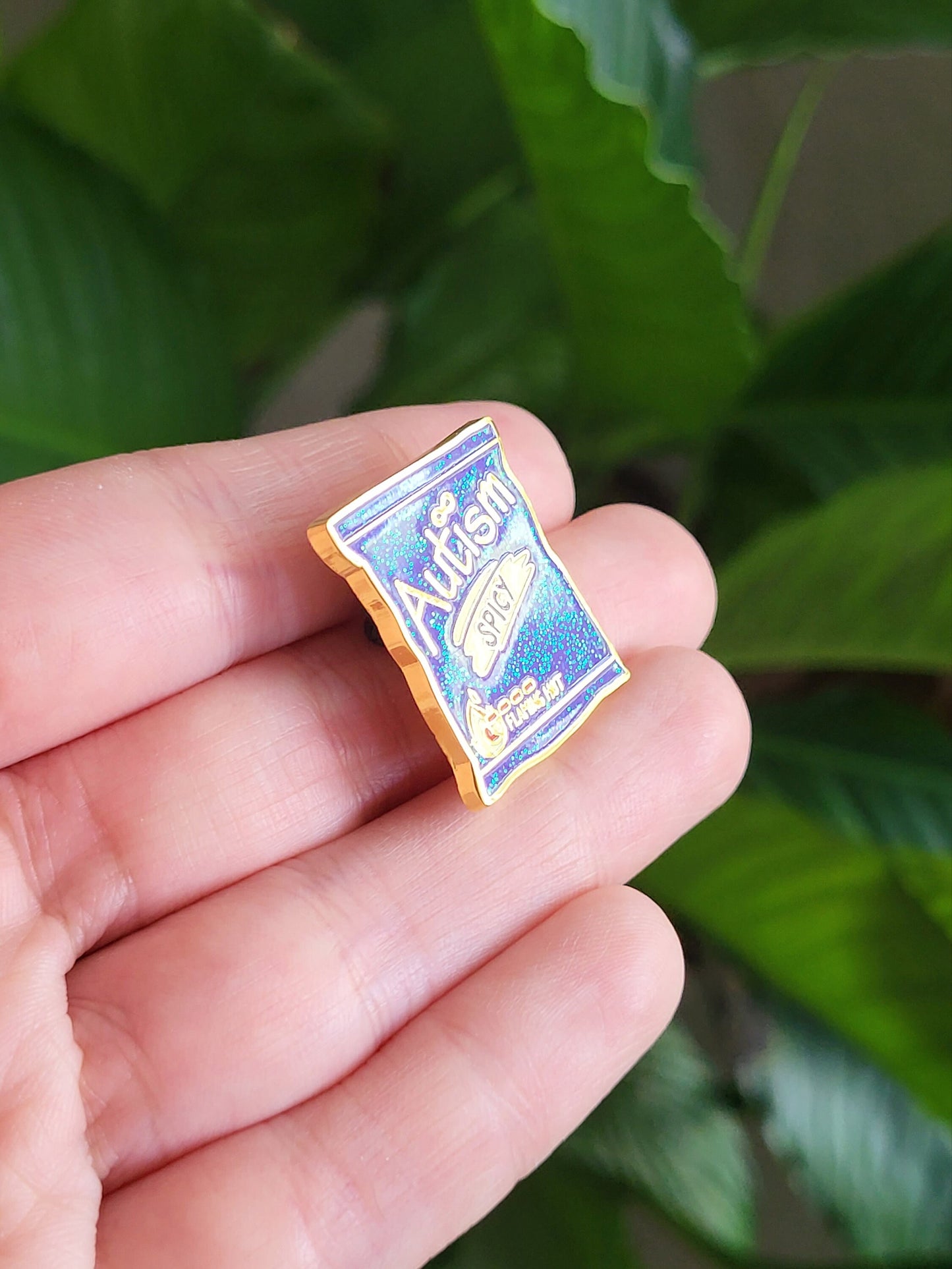 Spicy Autism Enamel Pin