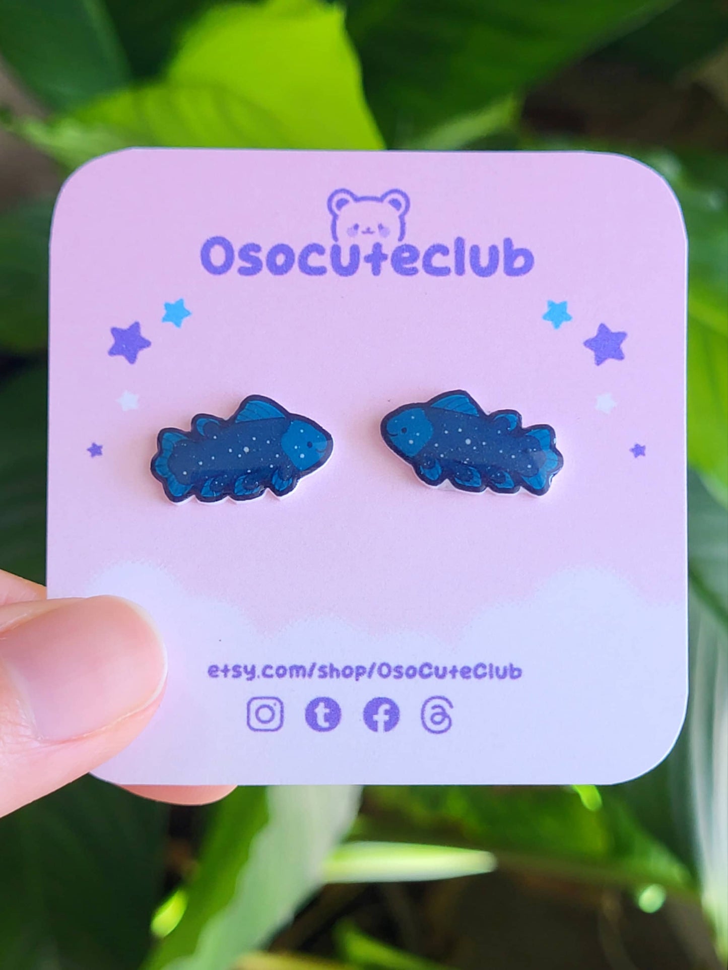 Coelacanth Earrings