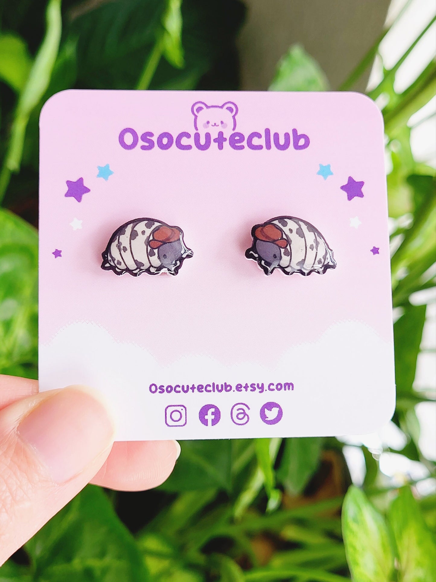 Isopod Earrings