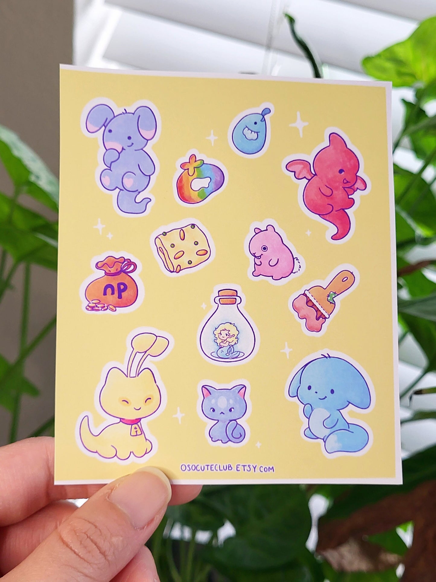 Neopets Sticker Sheet