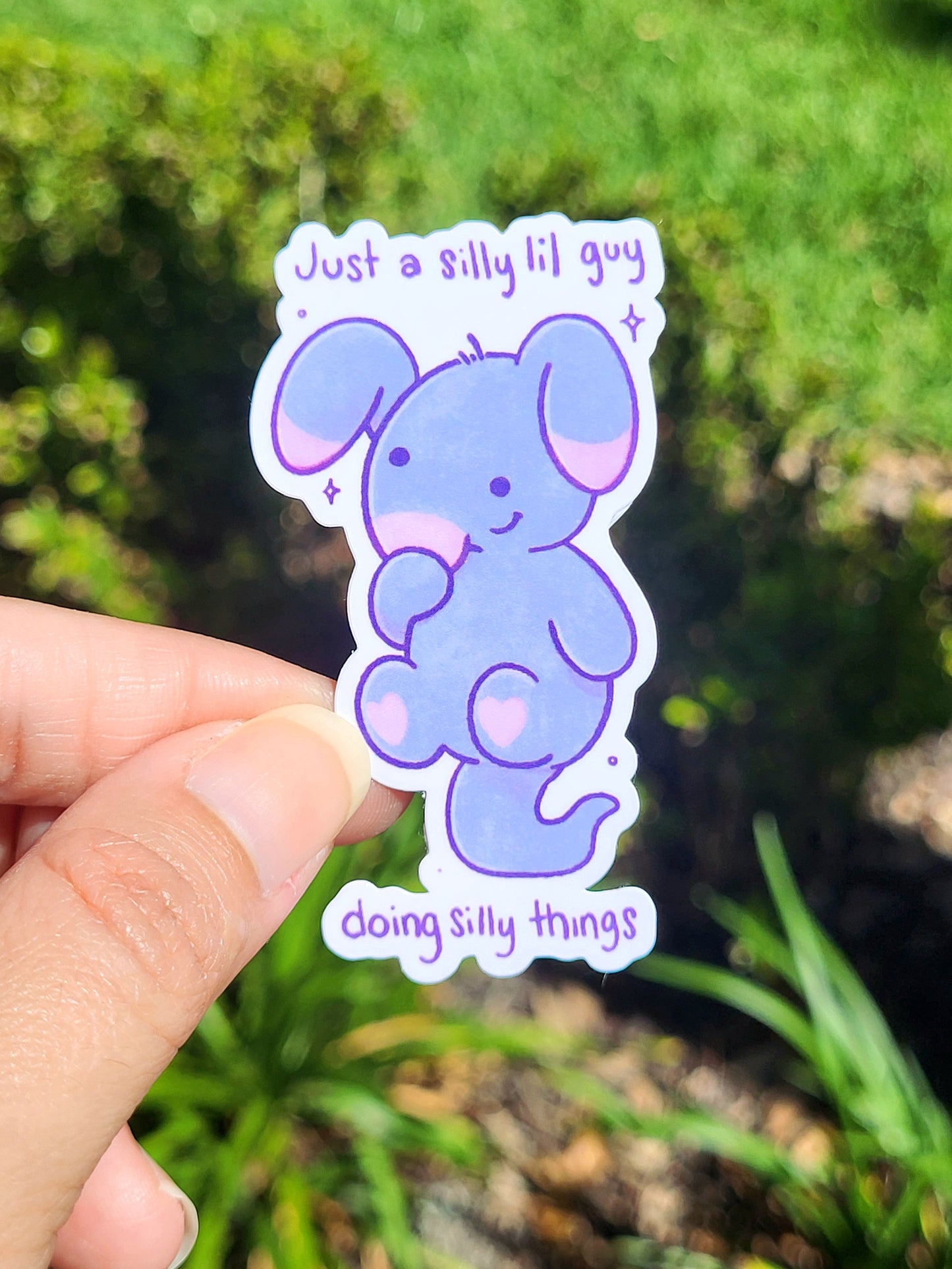 Just a Silly Guy Doing Silly Things Sticker