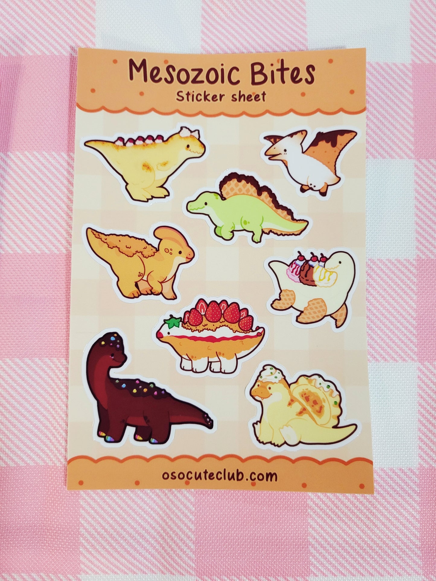 Mesozoic Bites Sticker Sheet