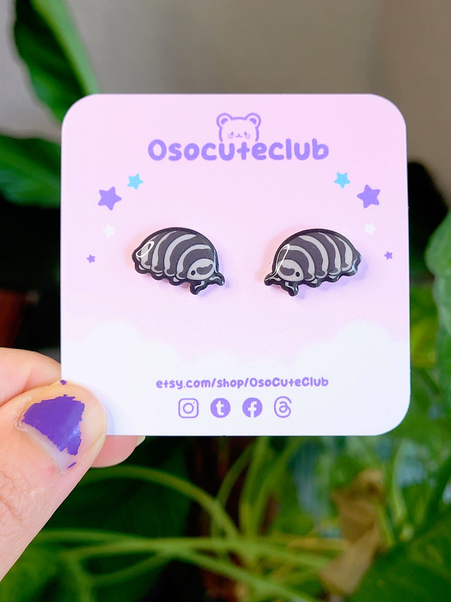 Isopod Earrings