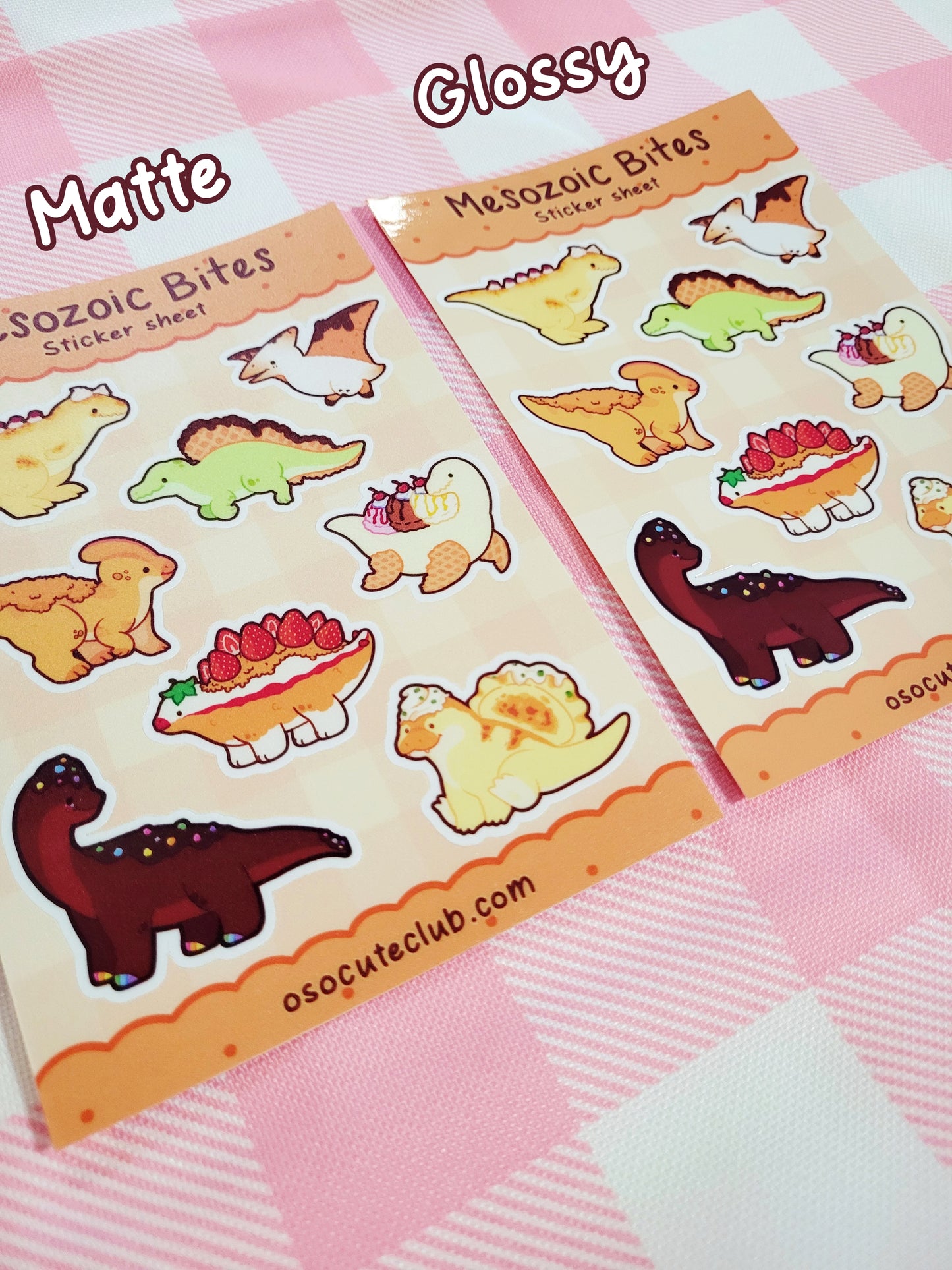 Mesozoic Bites Sticker Sheet
