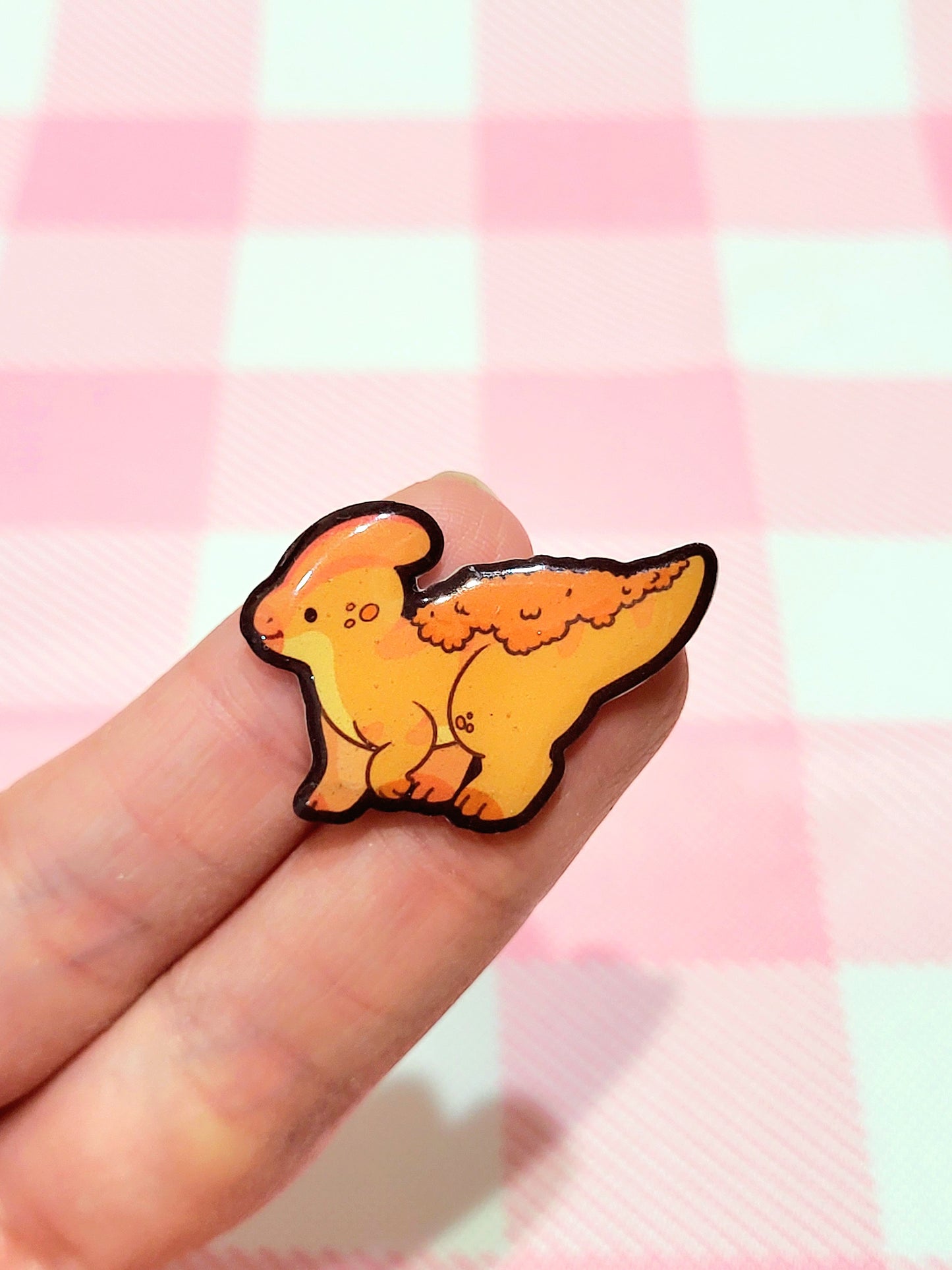 Peachasaurolophus Pin (Mesozoic Bites)