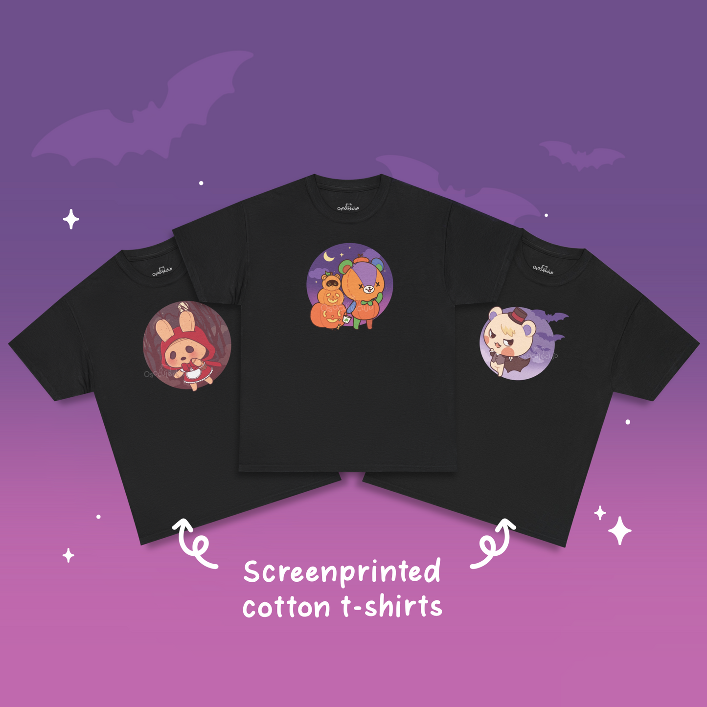 Halloween Bunny Villager T-shirt | Unisex Cotton T-Shirt | Halloween & Fall Apparel