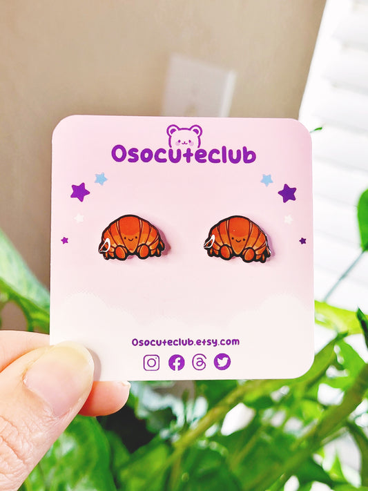 Crab Croissant Earrings