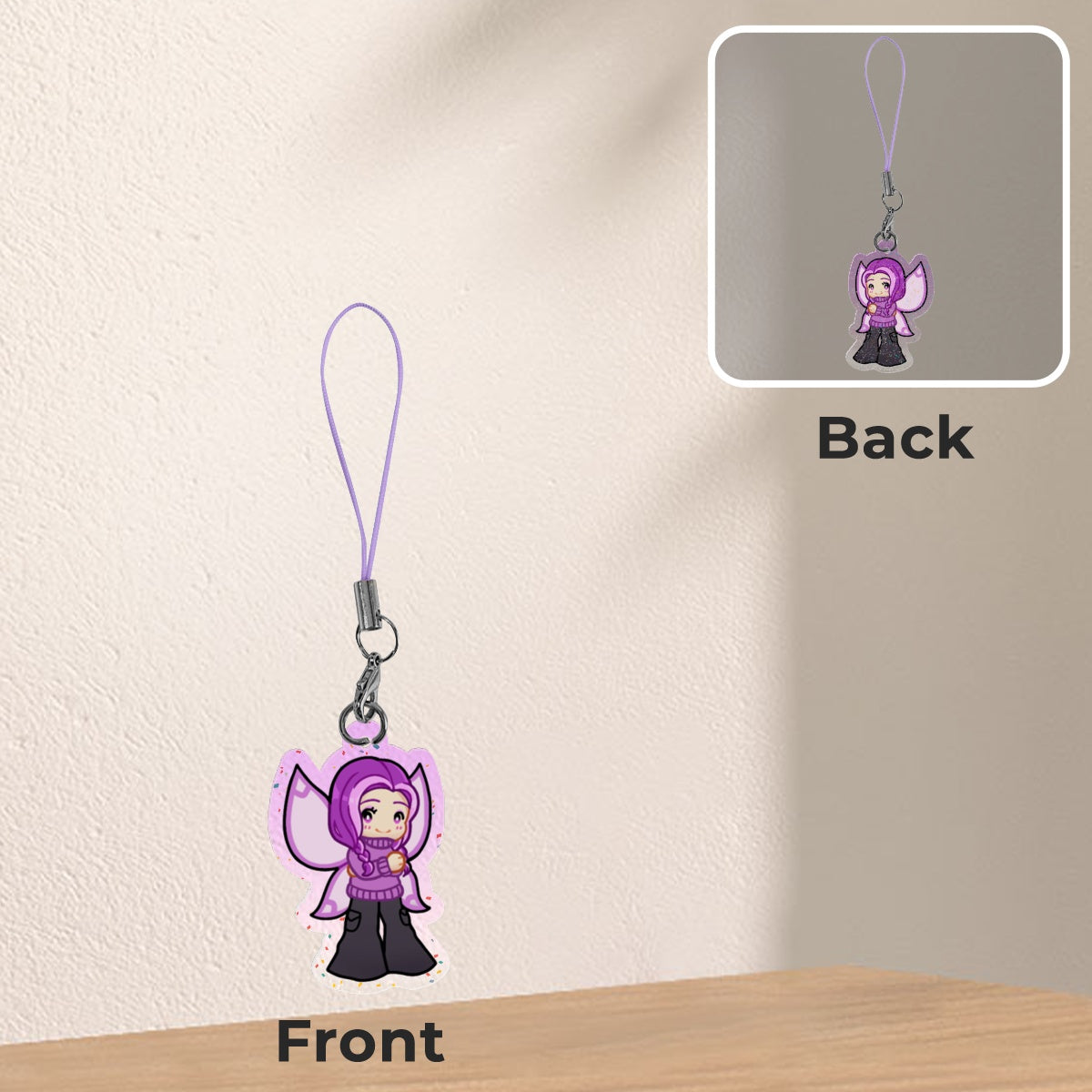Y2K Faerie Queen Phone Charm