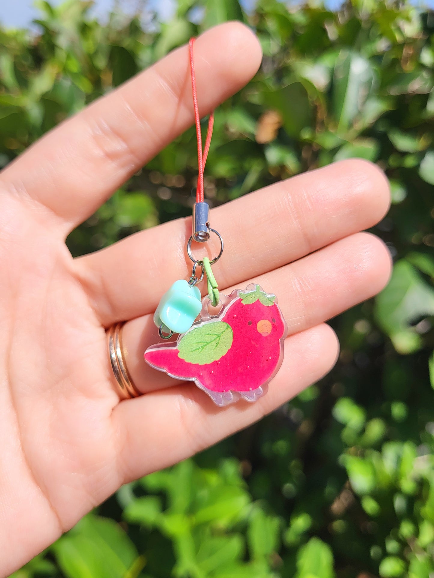 Fruit Bird Phone Charms [Handmade]