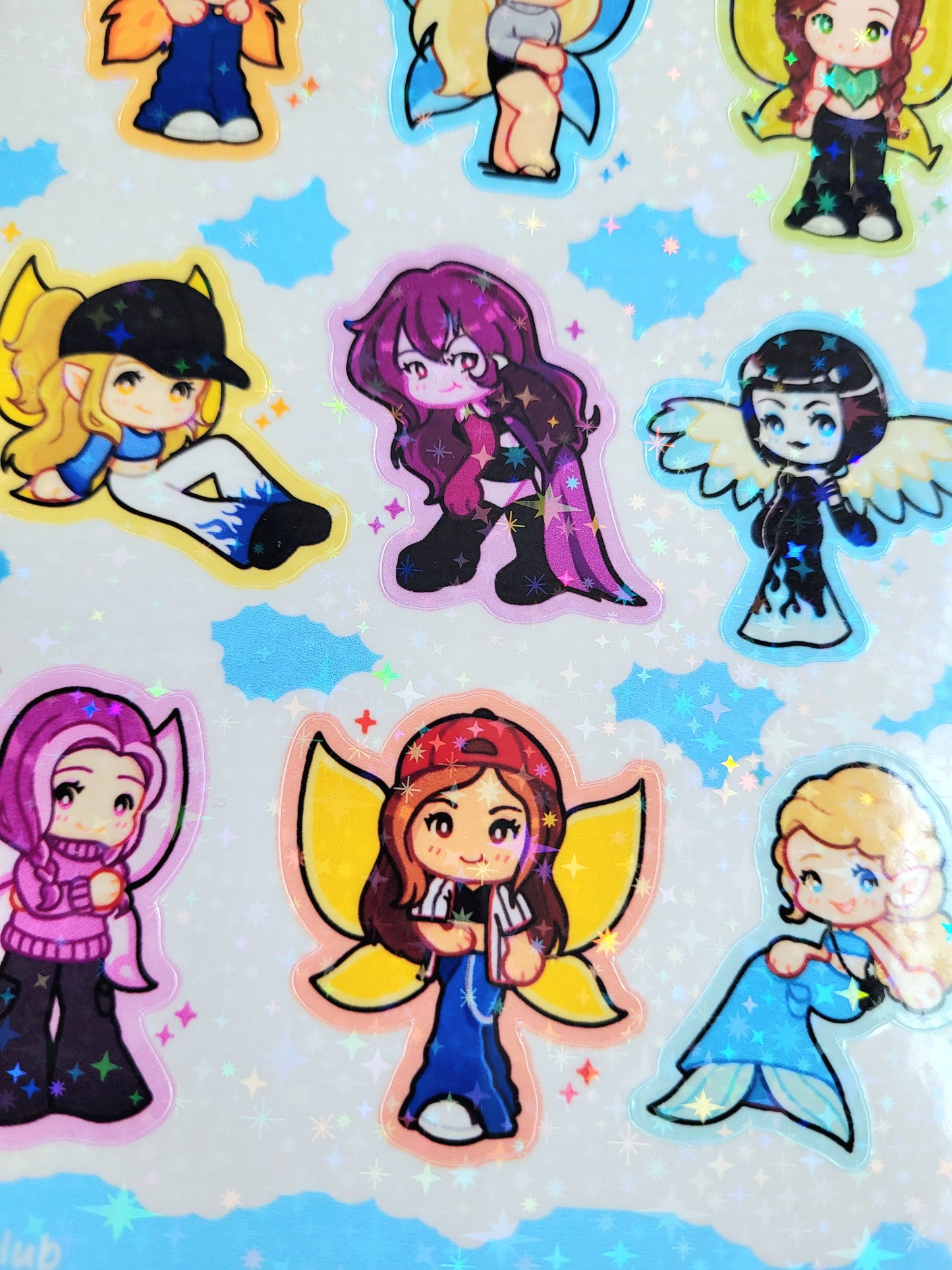 Y2K Neo Faeries Sticker Sheet