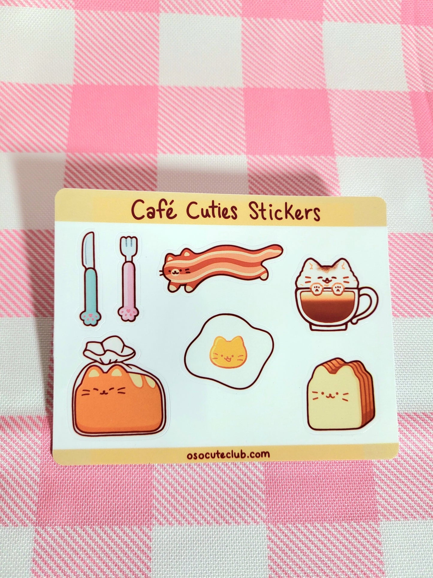 Café Cuties Sticker Sheet