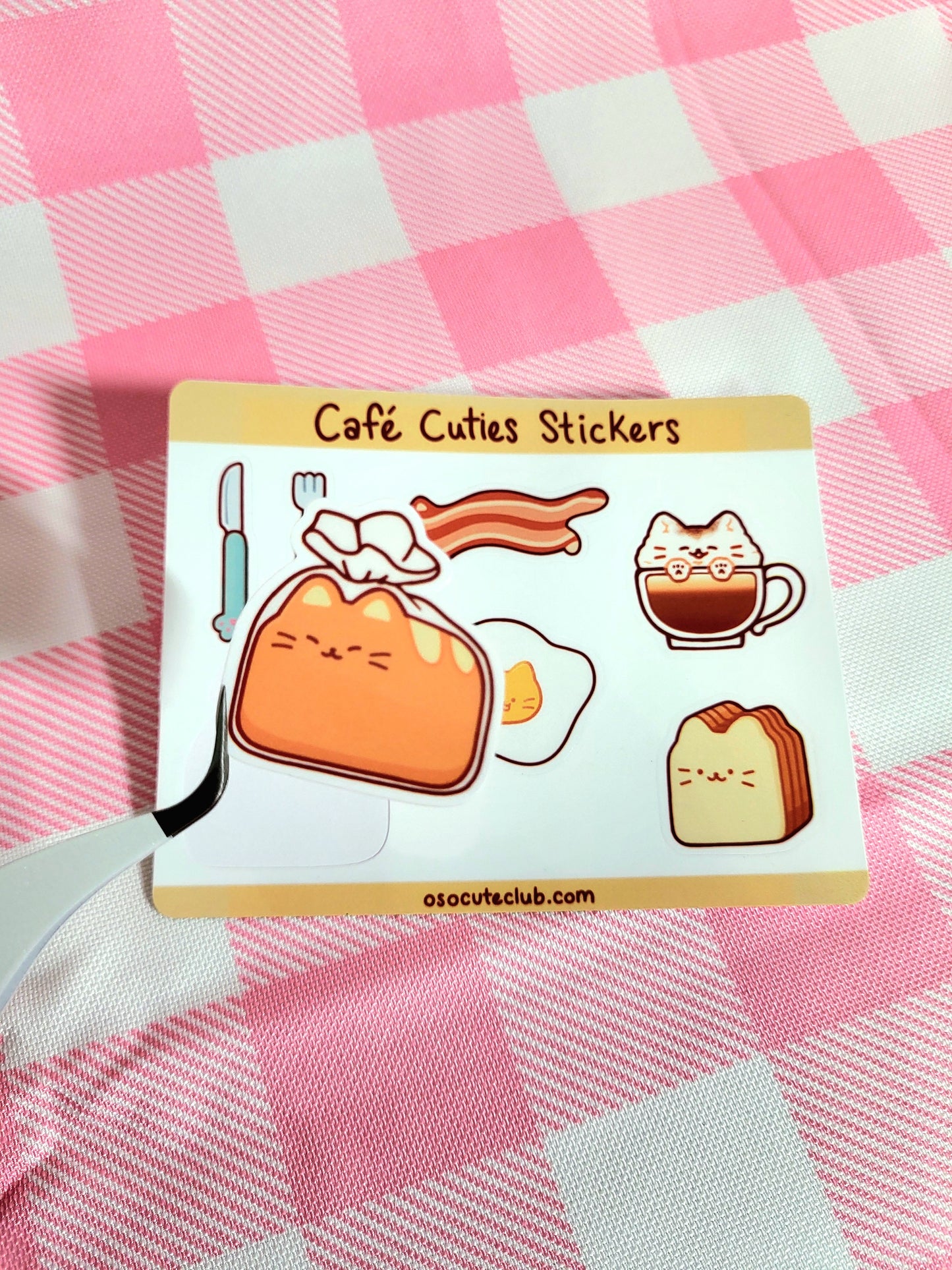 Café Cuties Sticker Sheet