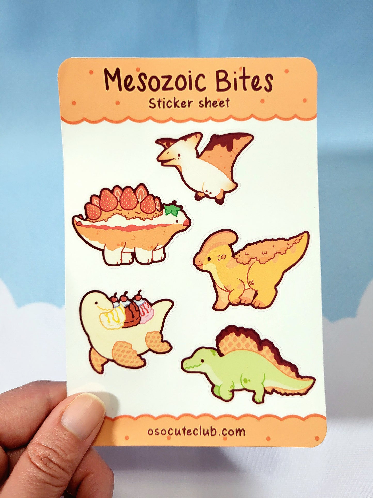 Mesozoic Bites Sticker Sheet